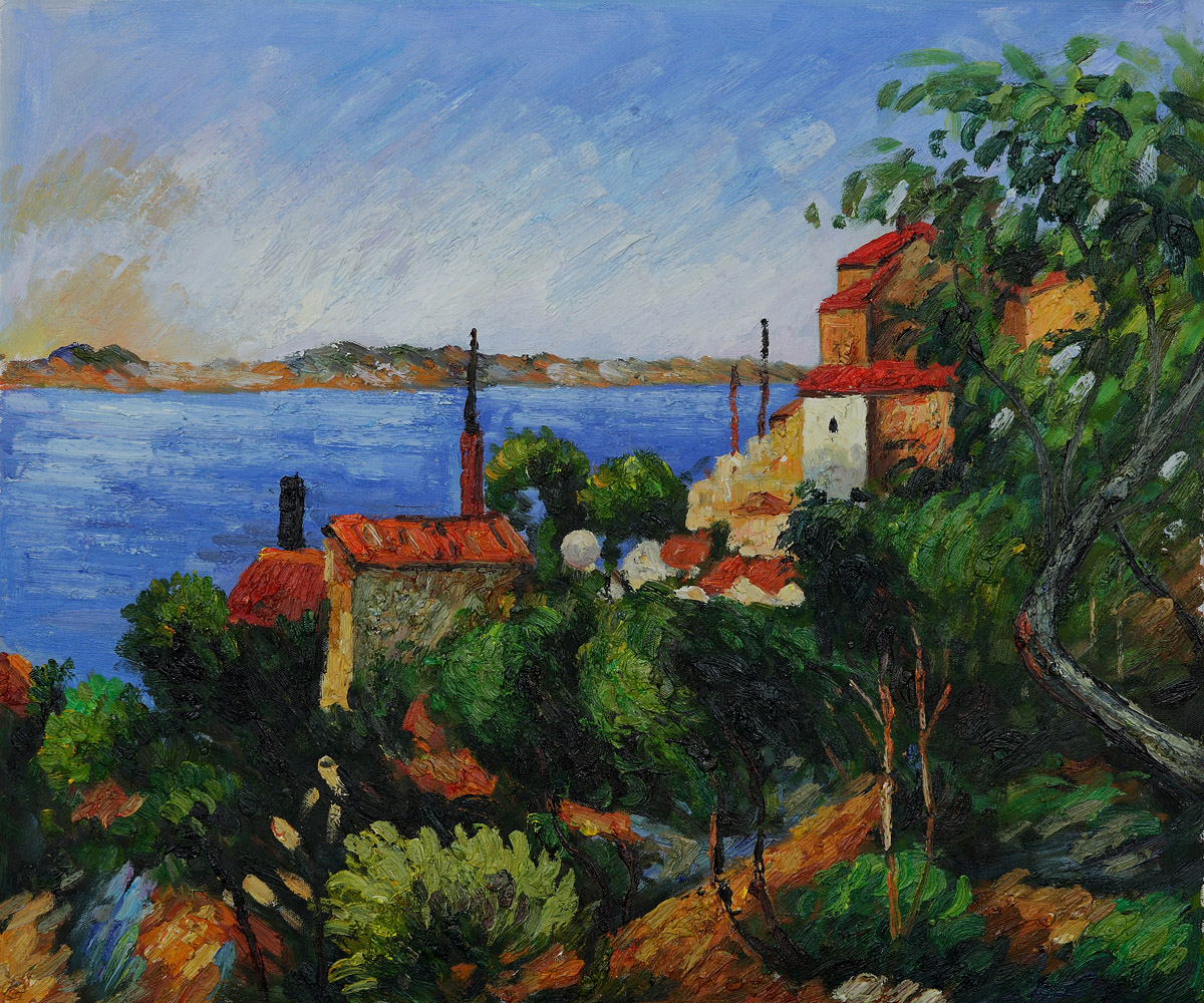 La Mer Al'Estaque by Paul Cezanne